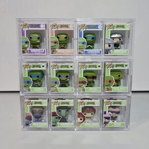 Teenage Mutant Ninja Turtles Funko Bitty Pop Set of 12 Collectible Mini Figures